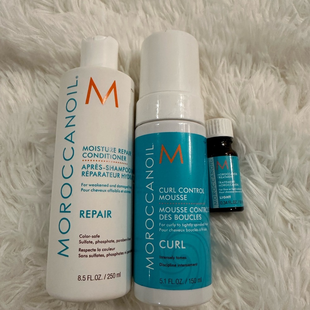 Moroccanoil Repair and Curl Control Trio